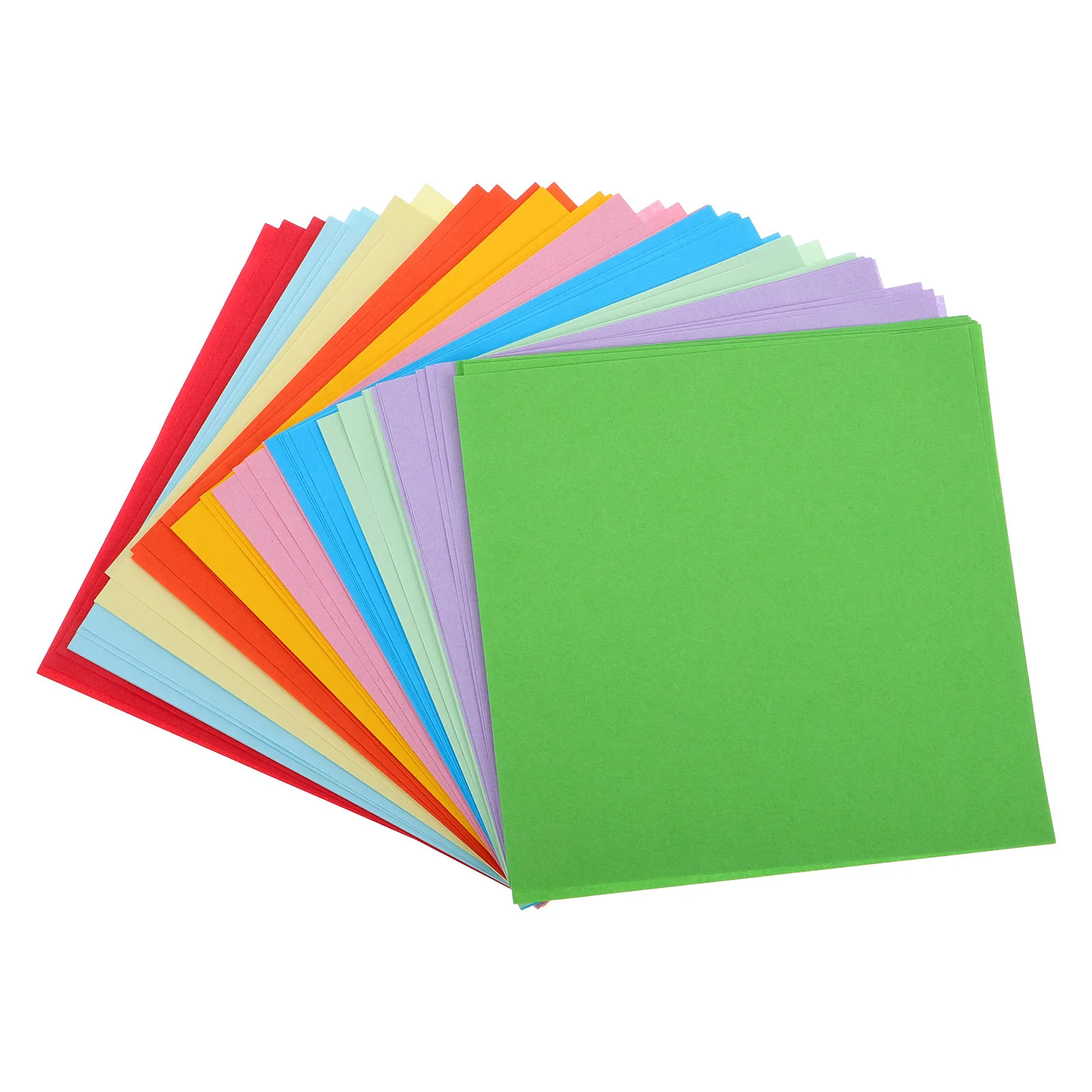100 vellen vierkant origami-papier dubbelzijdig gekleurd bouwpapier voor doe-het-zelf ambachten handgemaakte kaarten plakboekprojecten