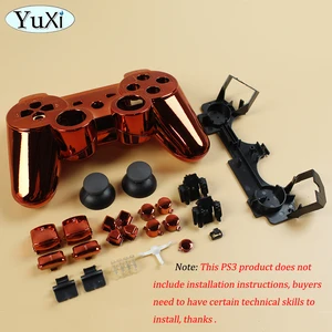 حافظة غلاف PS3، وحدة تحكم لاسلكية، أزرار مضبوطة كاملة، حامل إطار داخلي، مطلي بالبلاستيك، استبدال PlayStation 3، 1 مجموعة أفضل 10 غلاف PS3 مبيعا - رقم 6