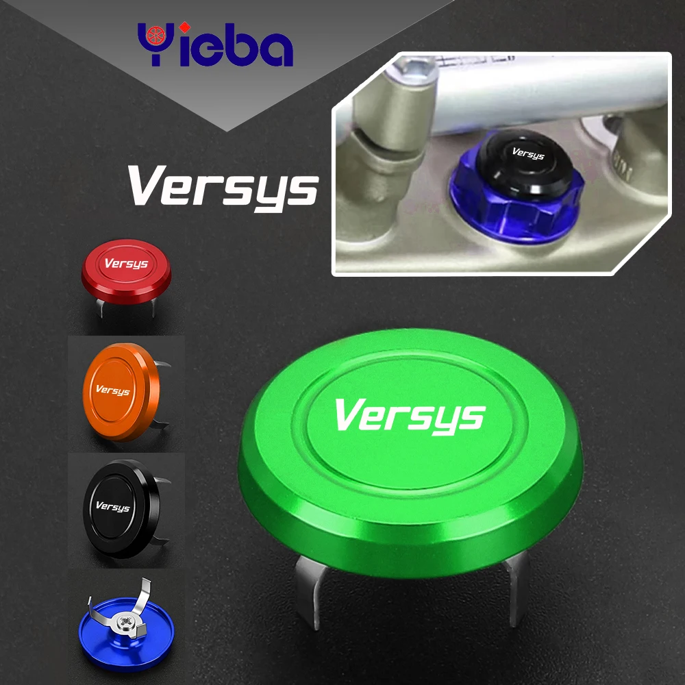 

For kawasaki VERSYS X250 X300 650 650cc 1000 VERSYS650 VERSYS1000 Motor Decoration HandleBar Stem Shaft Decorative Cover MOTO
