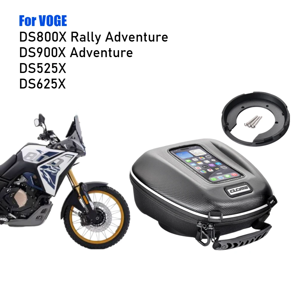 For VOGE DS800X Rally Adventure ADV DS900X DSX 800 900 Motorcycle Tank Bag Luggage Backpack Navigation Phone Bag Quick Lock