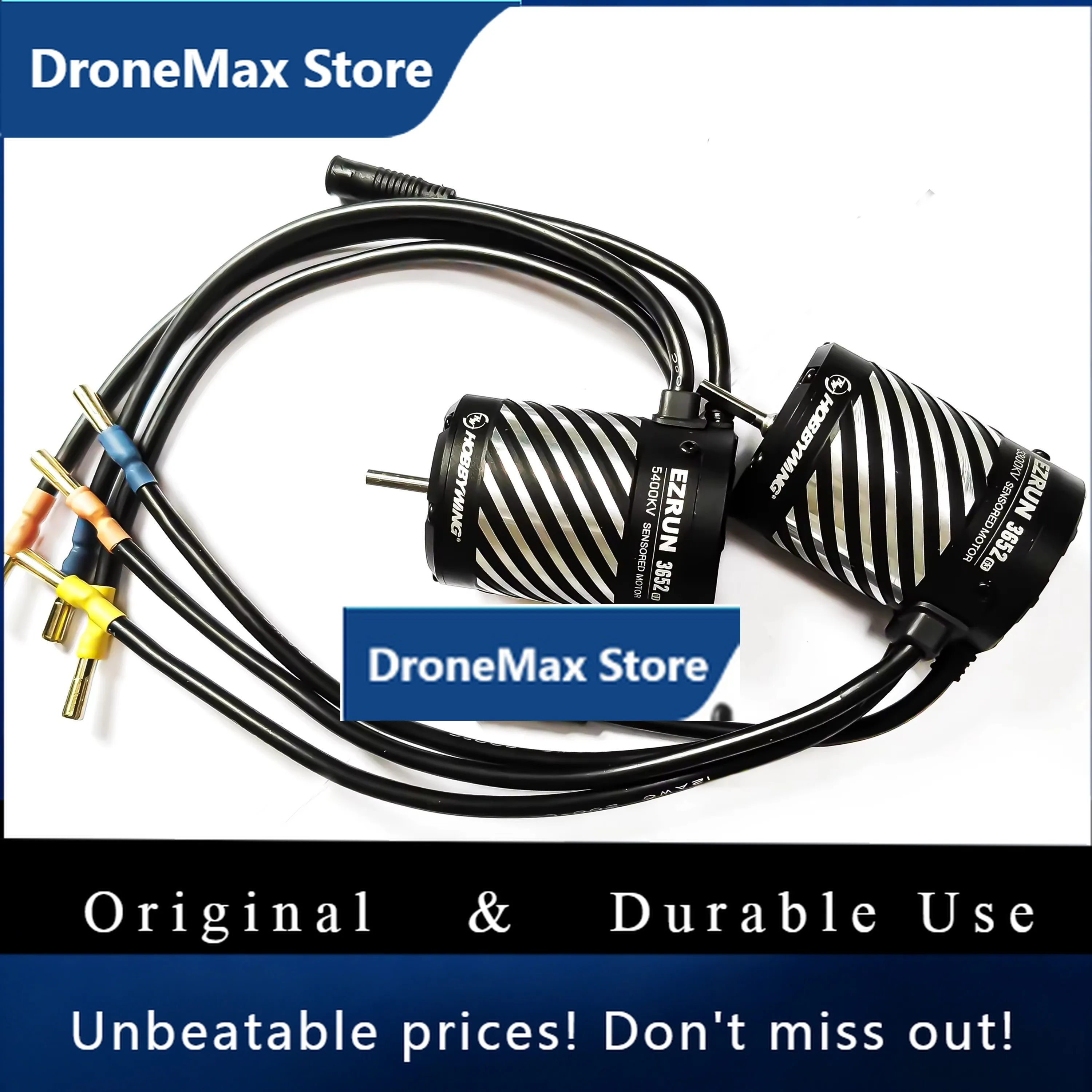 DroMaHobbywing Brushless Sensored Combo 3652SD G3 Brushless Motor And 80A 140A Max 10 G2 ESC For 1/10 Scale Rc Monster Buggy Car
