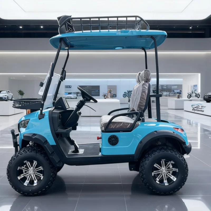 2026 New Best Sports Practical Touring Mini Car Electric 4000w Motor 350CC 4-Seater Gas Golf Cart with Cargo Box
