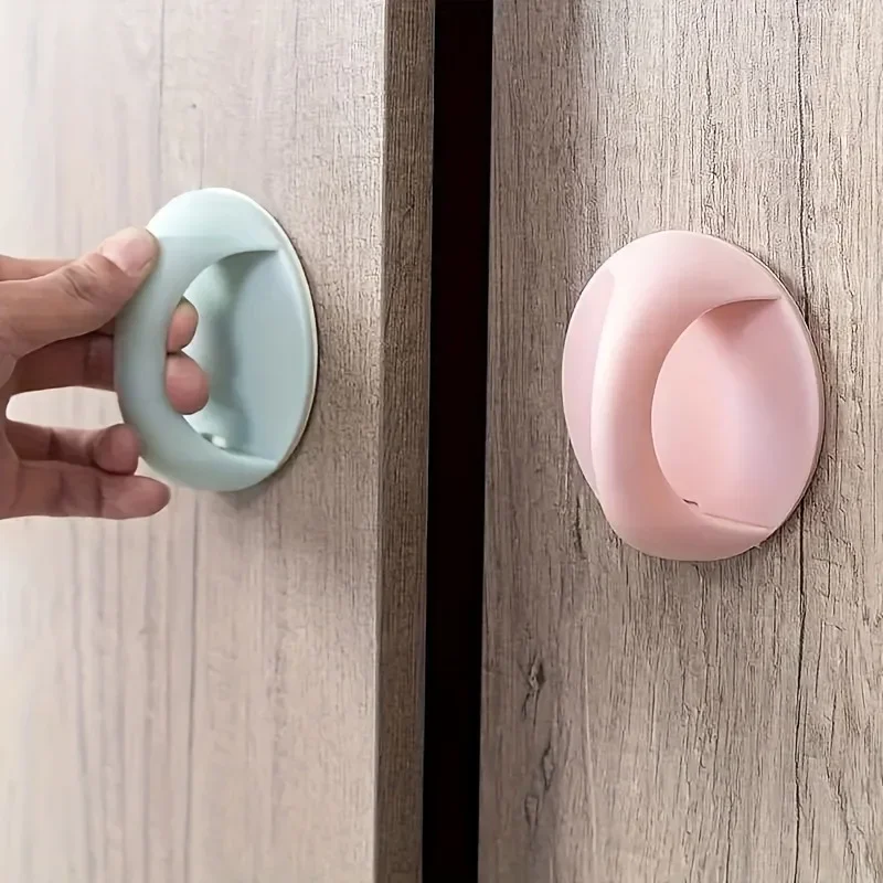 2-4pcs Multi-role Cabinet Drawer Handle Toilet Lid Lifter Kitchen Door Drawer Non Punching Handles