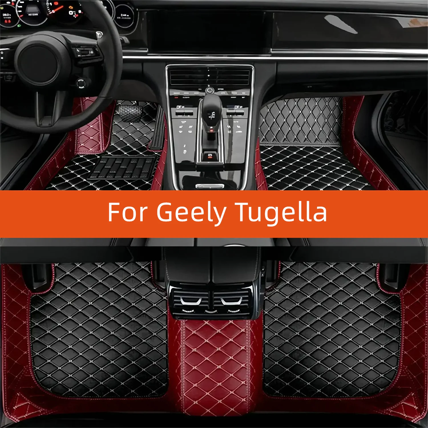 

Custom Leather Car Floor Mat For Geely Tugella 2020 2021 2022 2023 2024 2025 2026 2027 Car Mat Interior Accessories