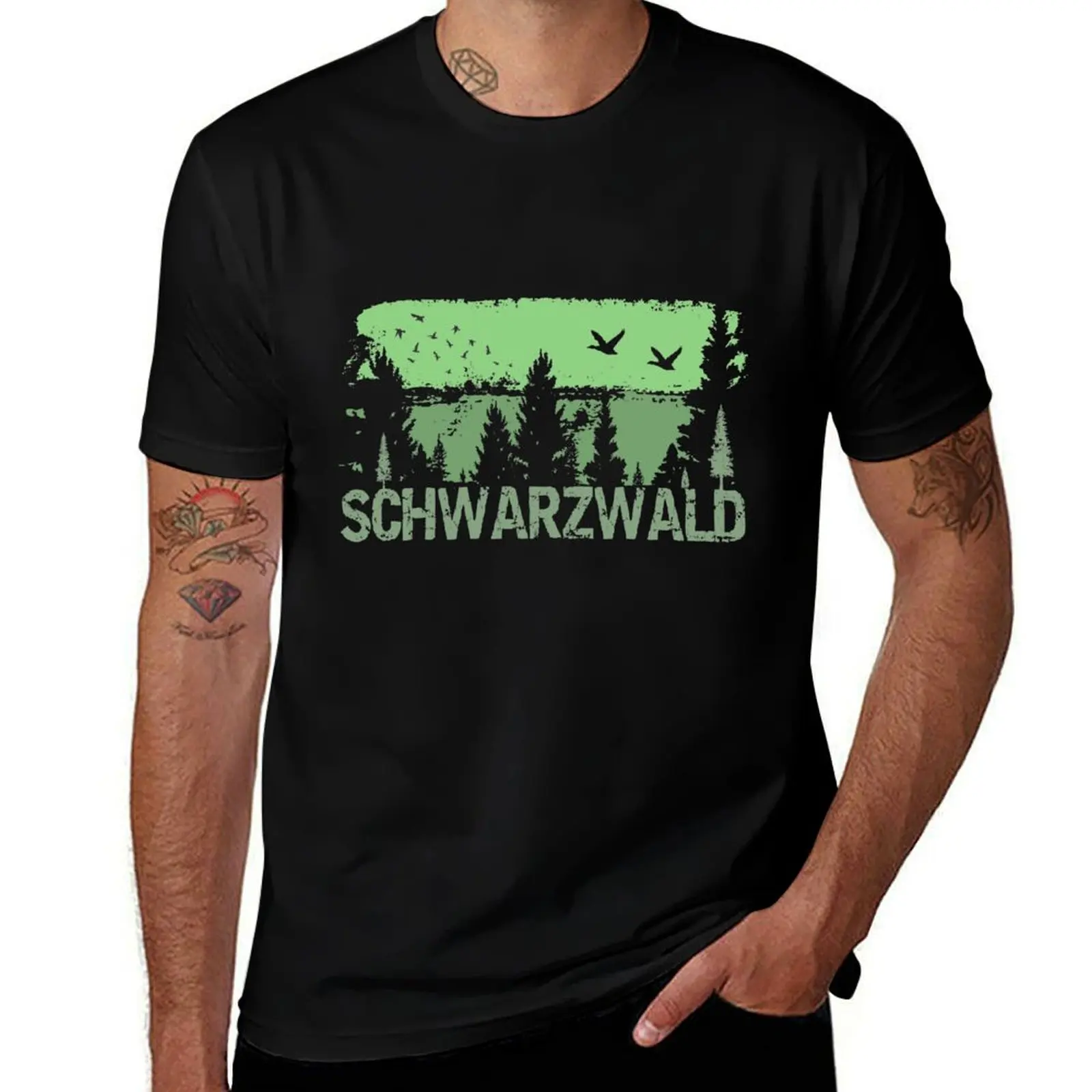 Schwarzwald T-Shirt sports fans summer clothes vintage clothes funny t shirts for men