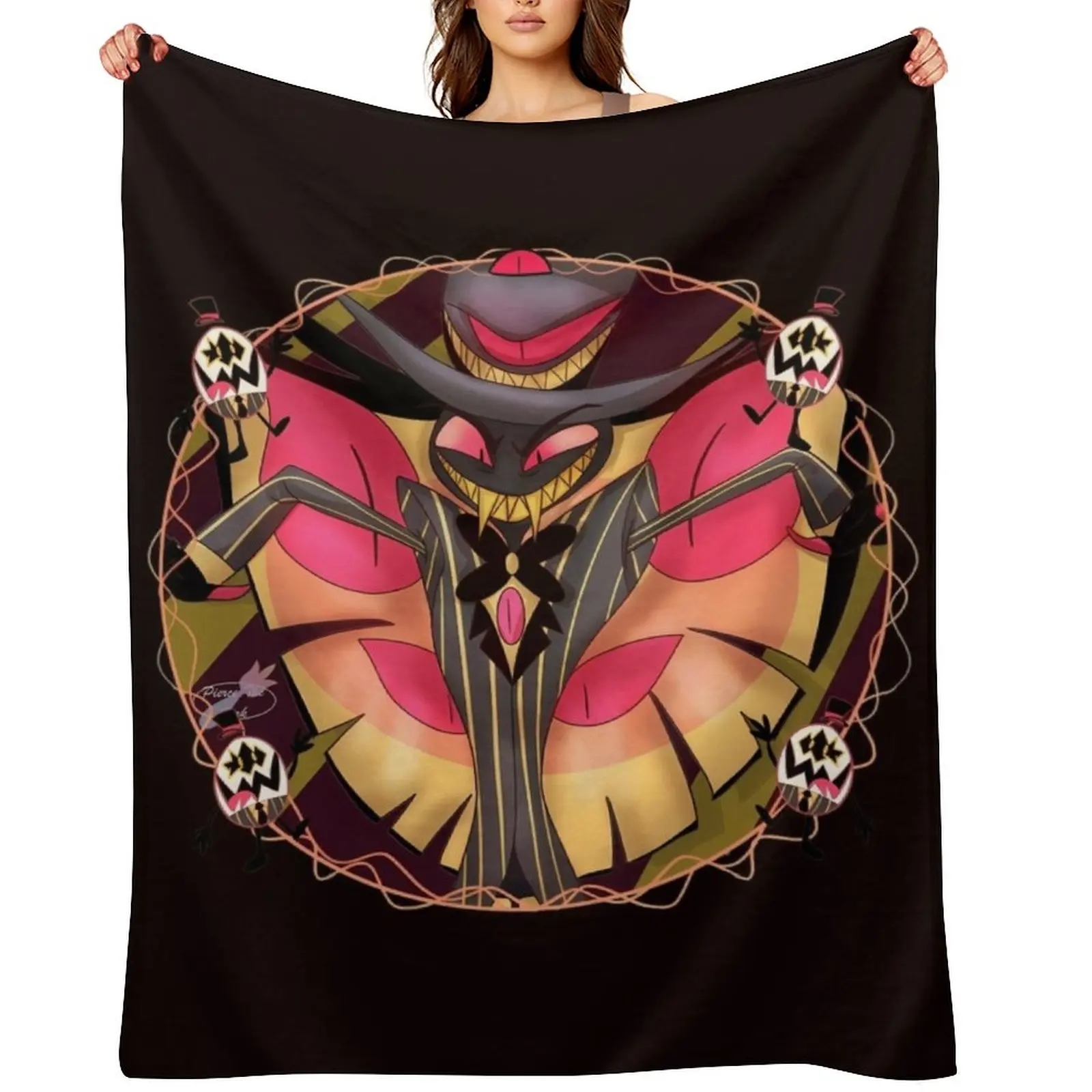 

Sir Pentious Throw Blanket Beach Blankets For Baby anime Cute Plaid Blankets