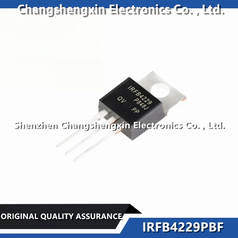 10 Pieces IRFB4229PBF IRFB4229 New Original N-Channel 250 V 46A (Tc) 330W (Tc) Through Hole TO-220AB TO-220-3 MOSFET