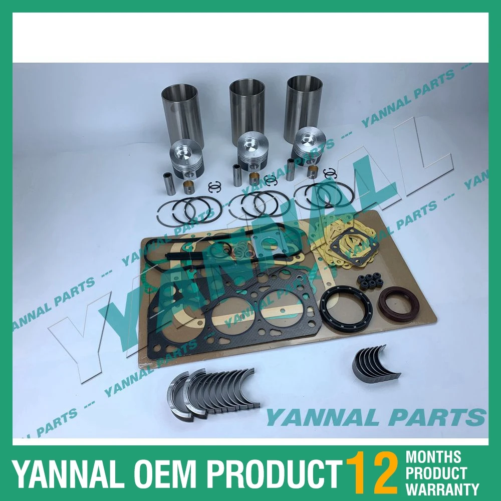 

Комплект гильз цилиндров с набором прокладок и подшипников для двигателя Mitsubishi K3E-DI