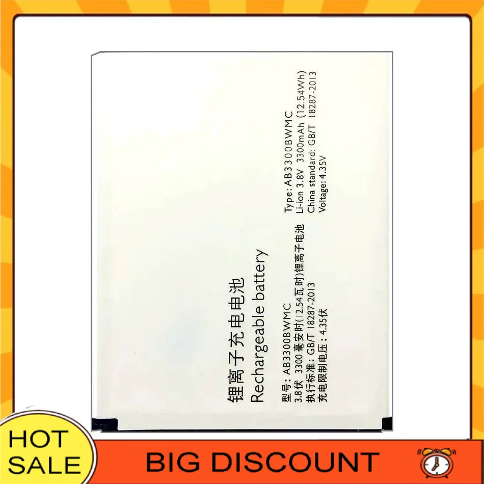 

Reliable Power For Philips Xenium W8555 W8560 CTW8560 CTW8555 AB3300BWMC 3300Mah Mobile Phone Battery