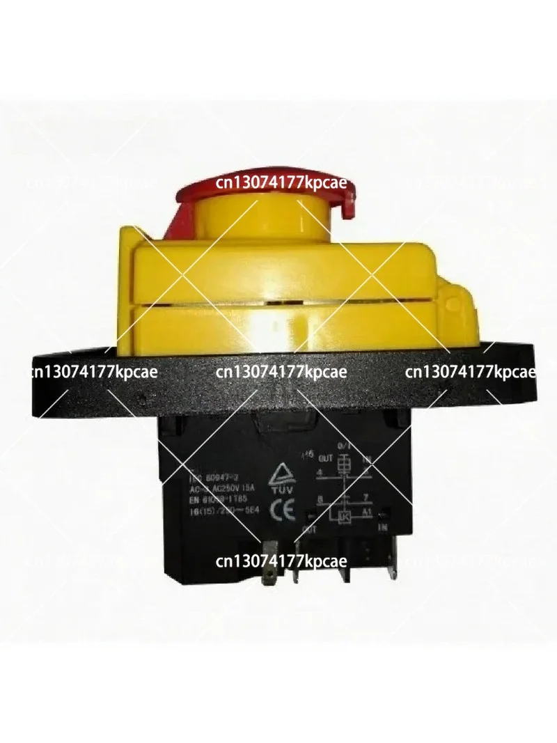 IP55 Rated 5 Pin Emergency Stop Push Button 15A 250V