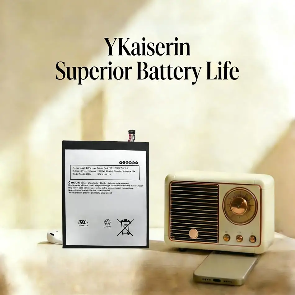 

Аккумулятор для планшета 26S1014 MC-31A0B8 4750 мАч для Amazon Fire HD 8 7-го поколения, выпуск 2017 года, SX034QT