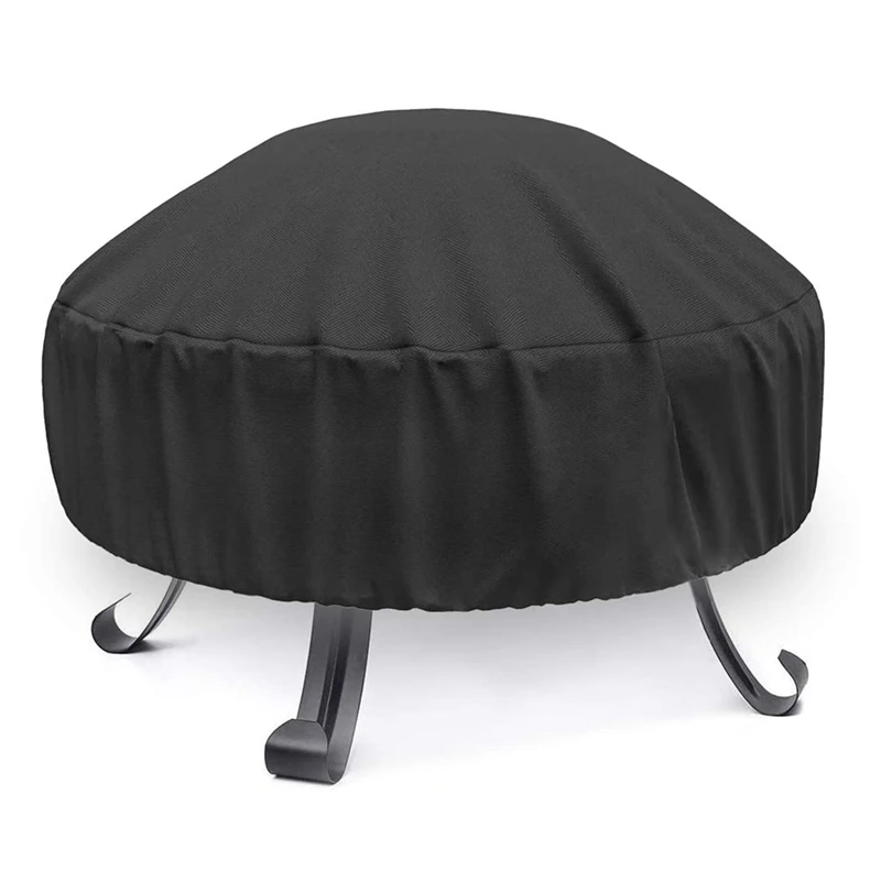 

420Dvfire Pit Cover 48 Inch Round,Waterproof Cover For Fire Pit Round,Weather Resistant Fire Bowl Covers,With Drawstring