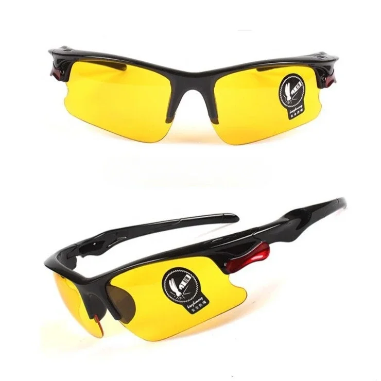 2024 New Sunglasses Outdoor Sports Cycling Night Vision Glasses Protective Sunglasses Sunglasses for Men Gothic