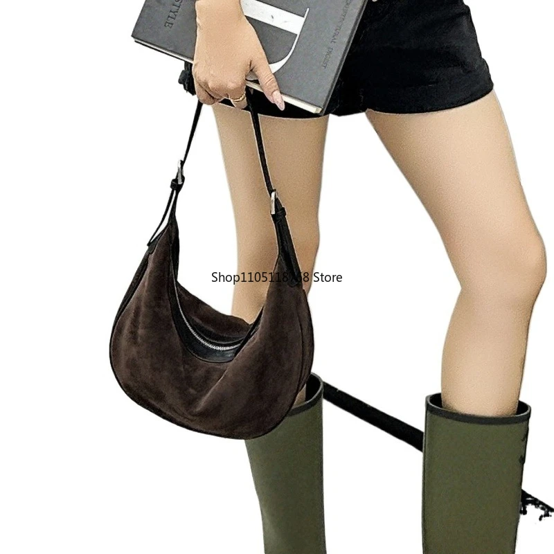 

Зимняя женская сумка из натуральной замши, женская мини-замшевая сумка через плечо из воловьей кожи, дизайнерская сумка на плечо