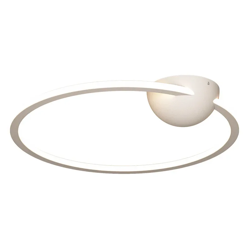Modern Minimalist Ring Ceiling light Bedroom Living Dining Kitchen Work Girl Designer Ceiling lamp Interior LED Lighting fixture