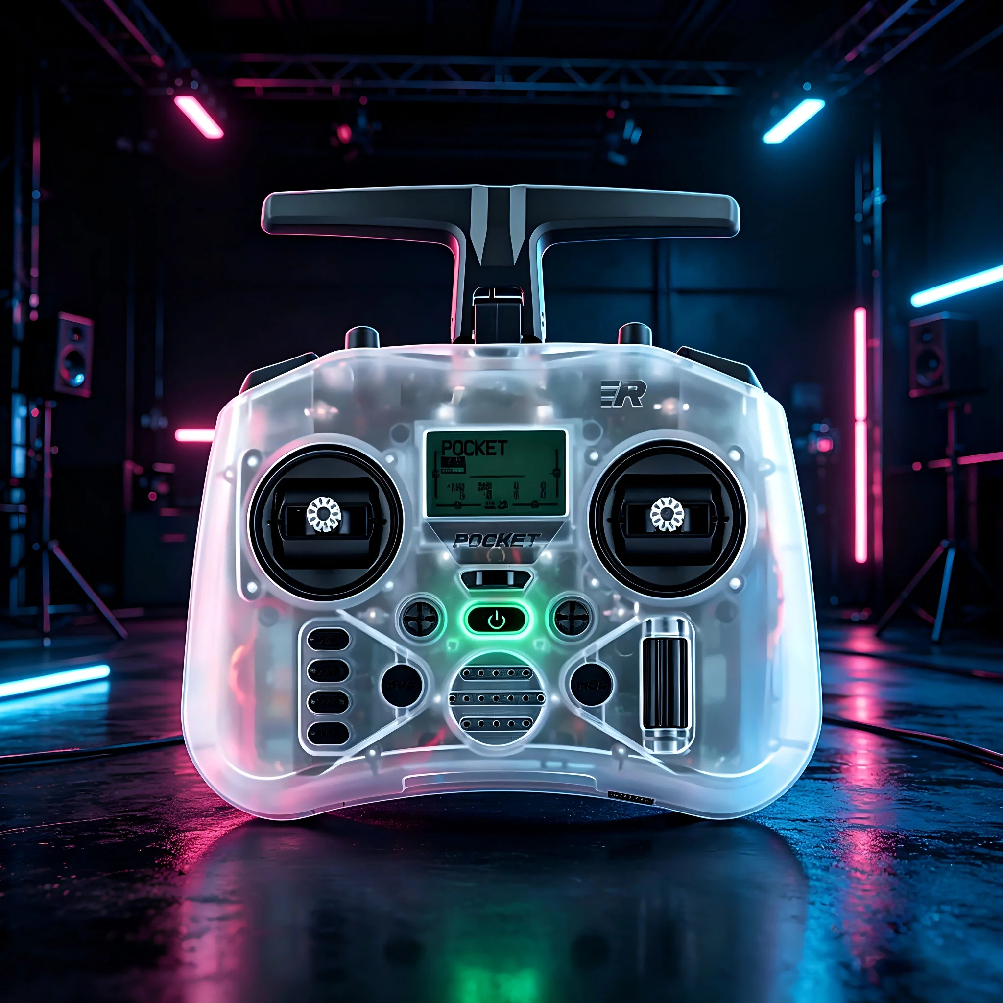 

Радиопередатчик ELRS FCC Mode 2 Mesh в прозрачном корпусе для FPV-дронов, с датчиками Холла, для радиоуправляемых моделей, аналог Radiomaster Pocket