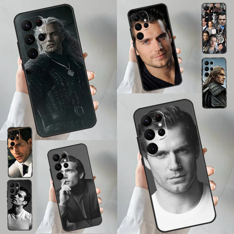 Henry Cavill Cover For Samsung Galaxy S20 FE S21 S22 S23 Ultra Note 20 S8 S9 S10 Note 10 Plus Case