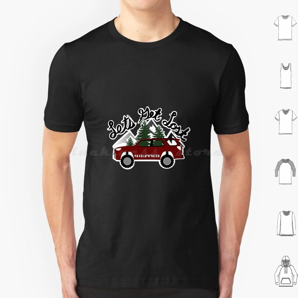 Red 4runner T Shirt Cotton Men Women DIY Print