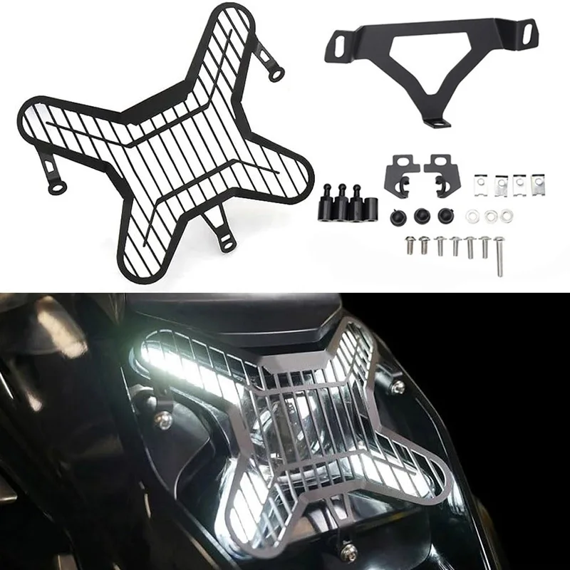 

1PCS Retro Motorcycle Front Headlight Protective Cover Frame For BMW R1300GS 2023-2024 Headlamp Grill Cover Modified Accessories