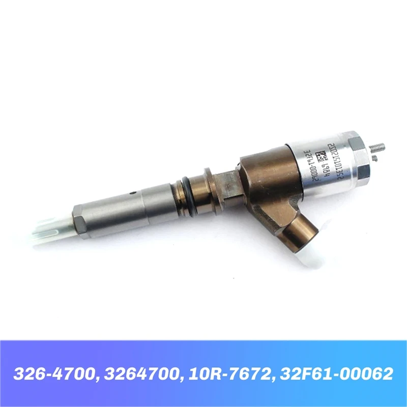 Common Rail Injector Fuel Injector For Car Engine CAT 320D 321D 323D C-6 C6 32F61-00062 326-4700 3264700 10R-7672