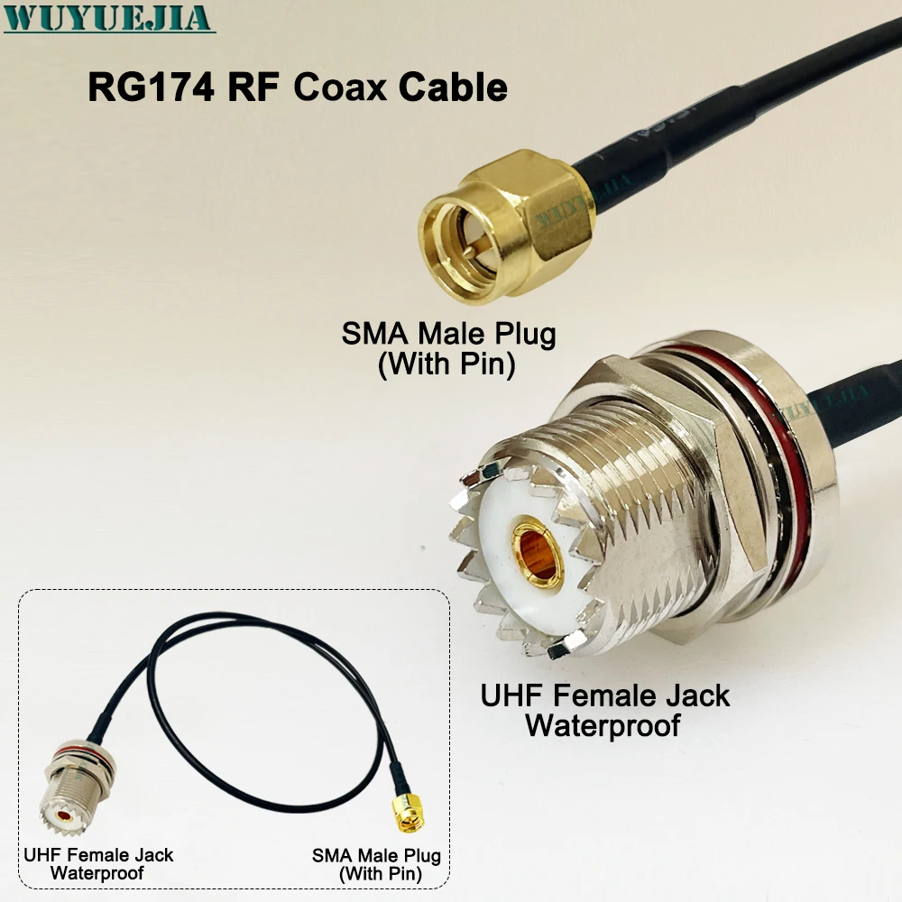 RG-174 Pigtail Coax…