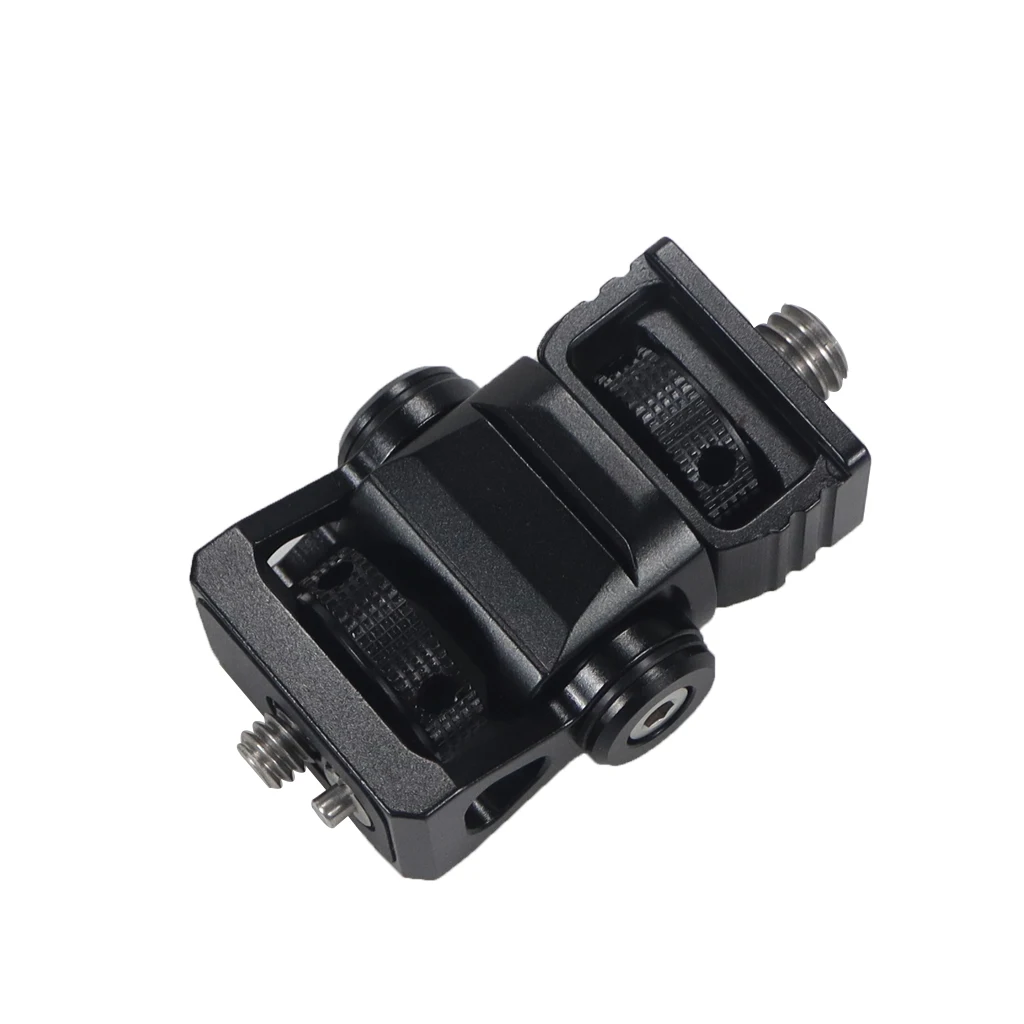 قطب وإمالة قابل للتعديل رصد جبل 1/4 3/8 أري المسمار ل ترايبود مدونة فيديو قوس هيئة التصنيع العسكري حامل مصباح ل Gopro Insta360 Action