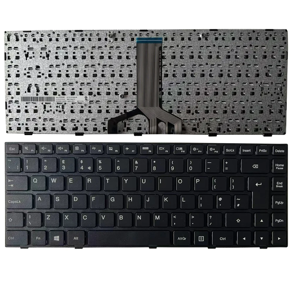 New UK Keyboard For Lenovo Ideapad 100-14 100-14IBD English Black