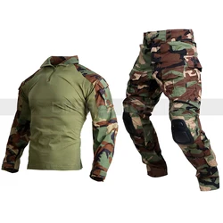 Emersongear conjunto de uniforme de combate tático g3, ternos de treinamento gen3, camisas, calças, tops, calças cargo, airsoft, caça, caminhadas wl