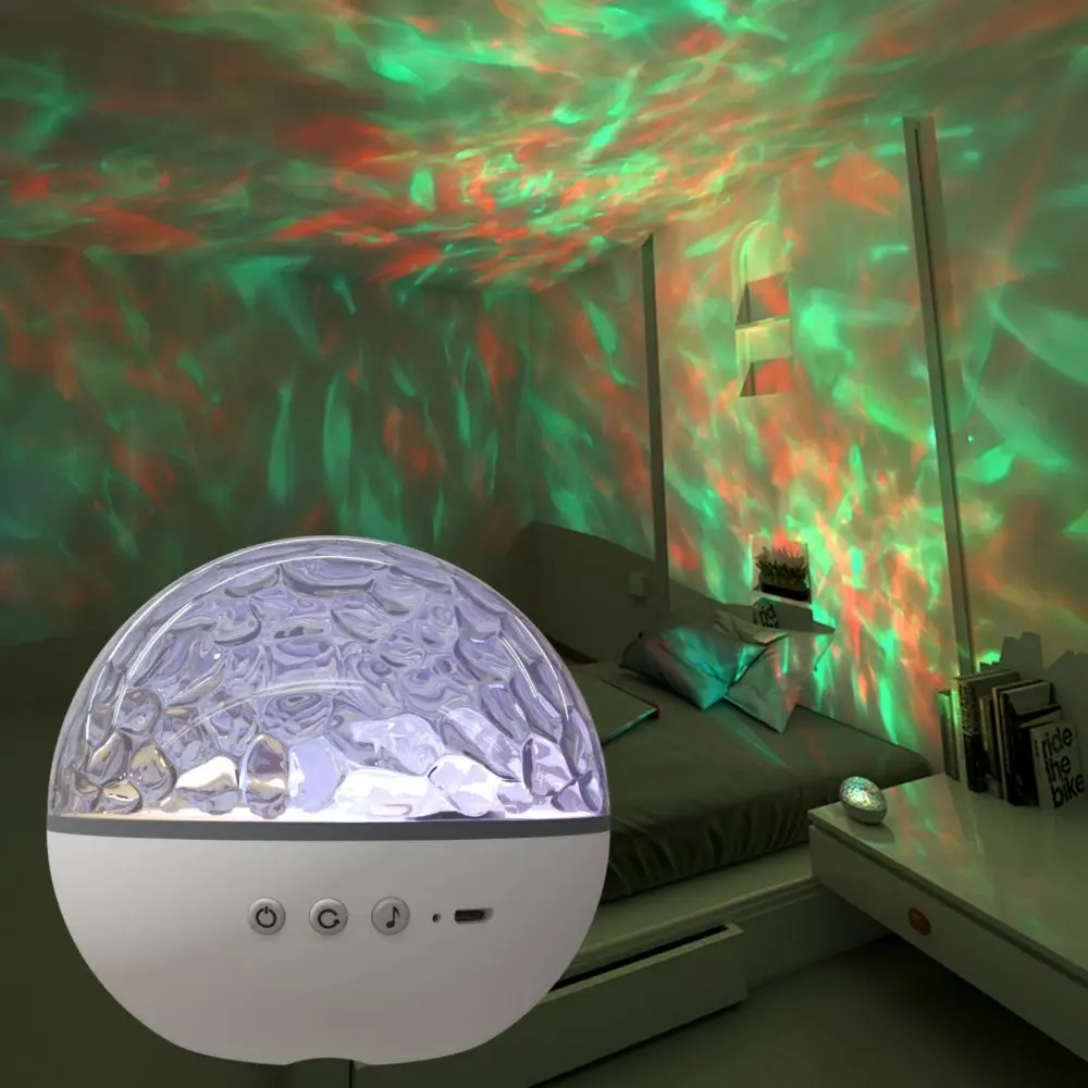 Draagbare muziekdoos Watergolfprojectielamp Model Sfeer Sfeerlamp Geschenken Nachtverlichting voor kinderen Plafond