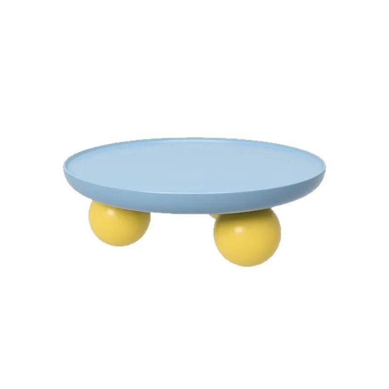 

Круглый журнальный столик во французском кремовом стиле допамина, простой современный маленький журнальный столик для квартиры, гостиной, дома, креативного облака