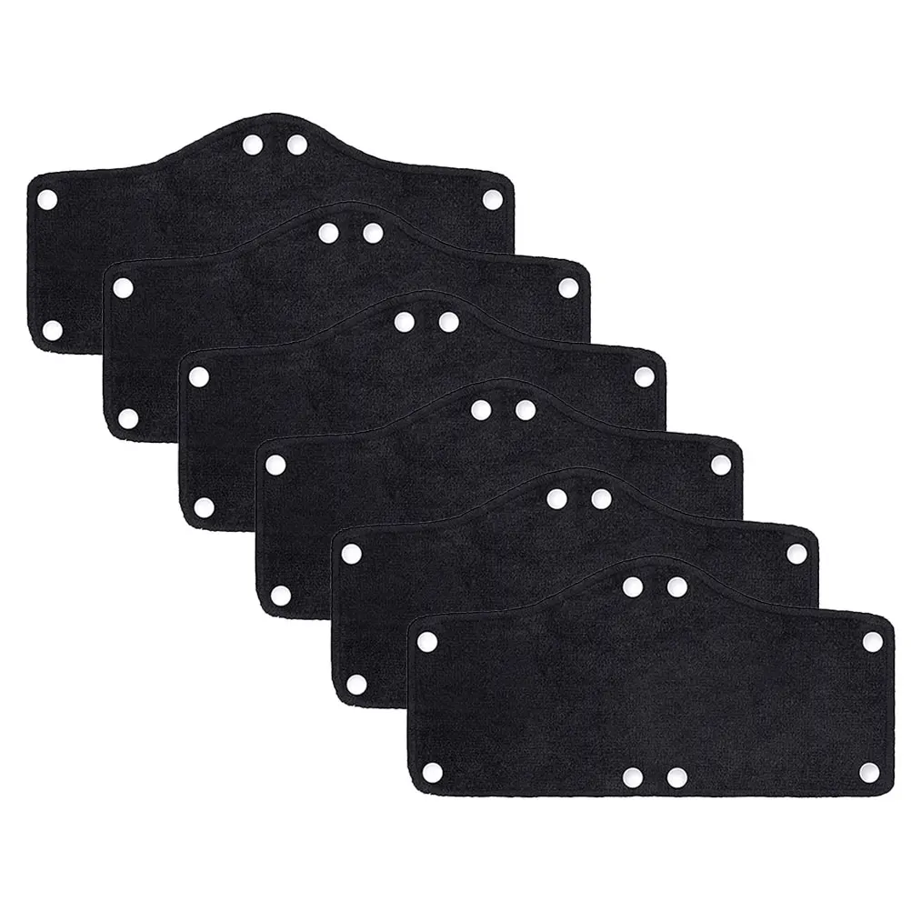 Doublures de bandeau anti-transpiration pour casque rigide, coussin intérieur de sécurité, lavable et respirant, Protection contre la sueur pour les travailleurs de la Construction en plein air, 6 pièces