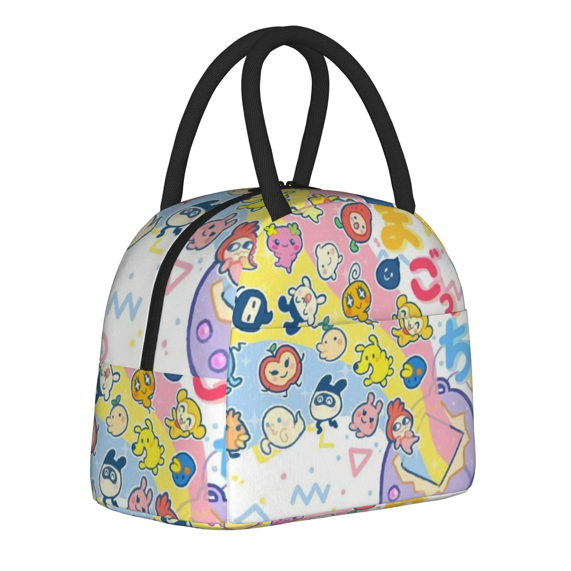 Tamagotchis Isolierte Lunchtasche, tragbare Lunchbox für elektronische Haustiere, Kühltasche, Tragetasche, Lunchbox, Büro, Picknick, Lebensmitteltasche