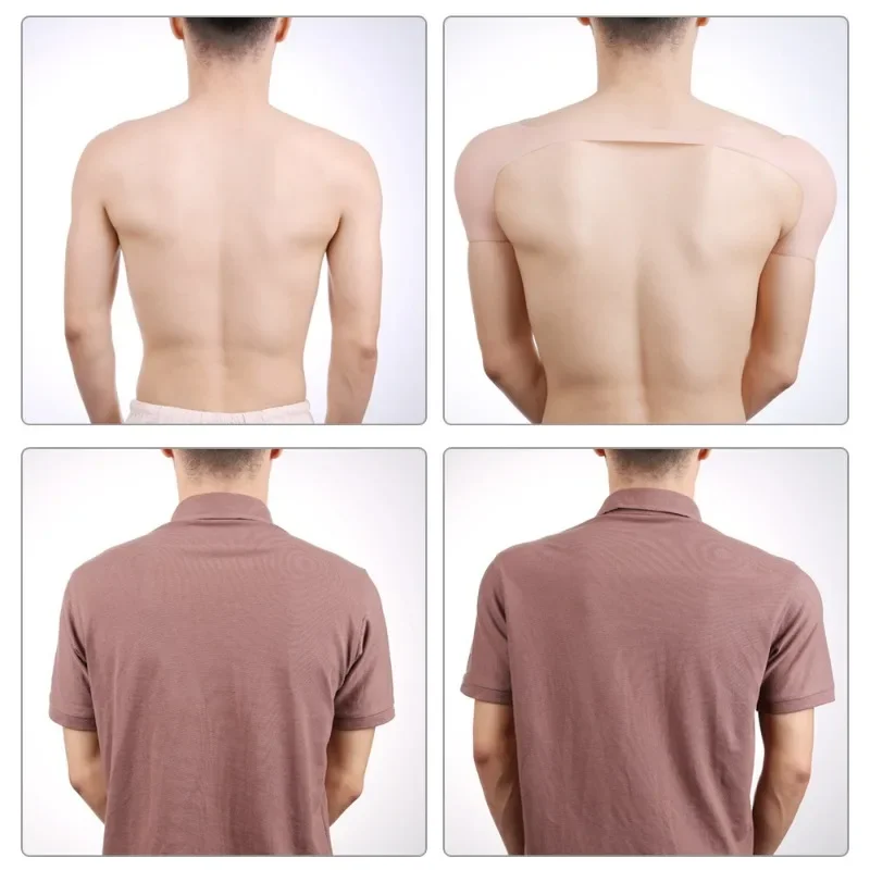 

Innovative Silicone Invisible Shoulder Pads for Women & Men, Reusable and Anti Slip, Perfect for Your Shirt Suit