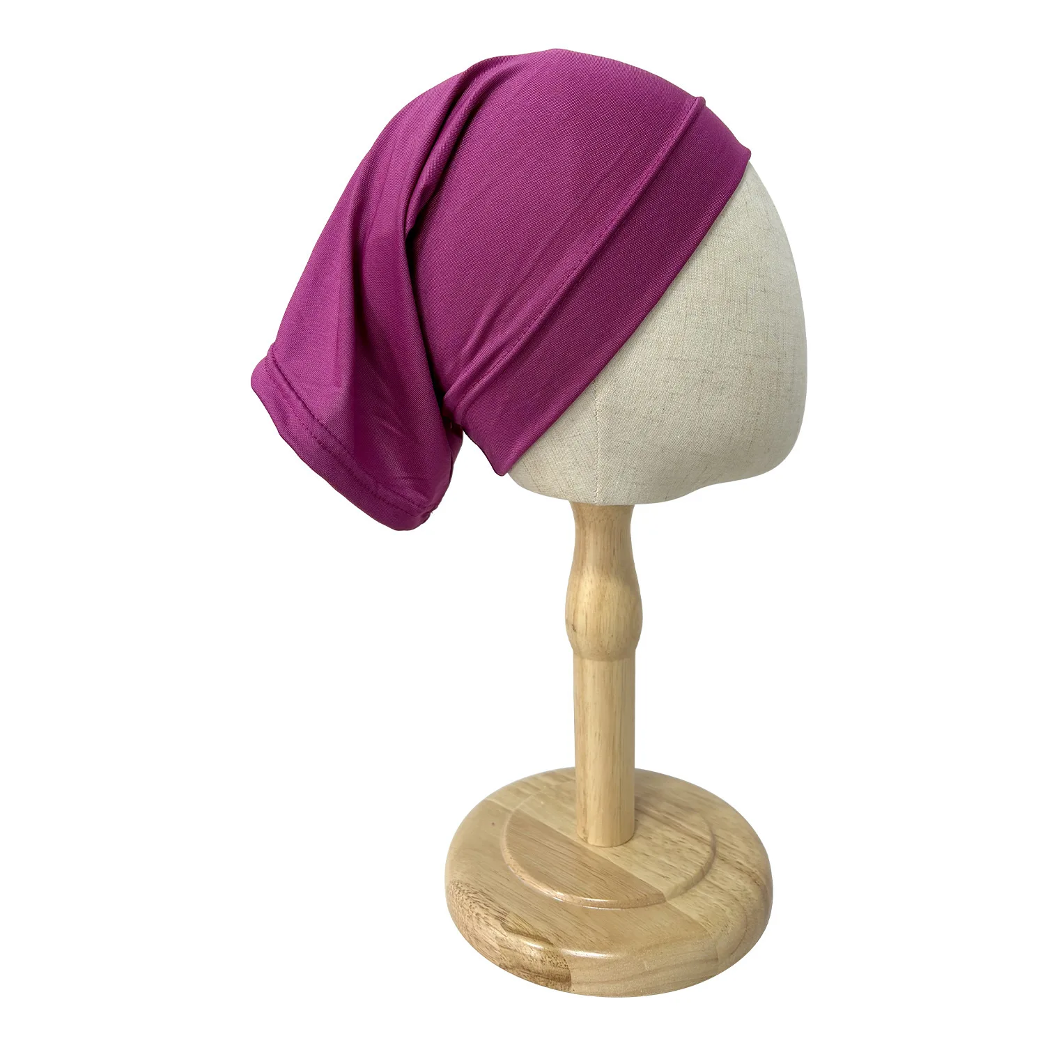 Modische Modal-Hijab-Kappen für muslimische Frauen, als Unterzieh-Hijab oder als Kopftuch, in vielen Farben erhältlich, für Damen und Herren. – Detail 12