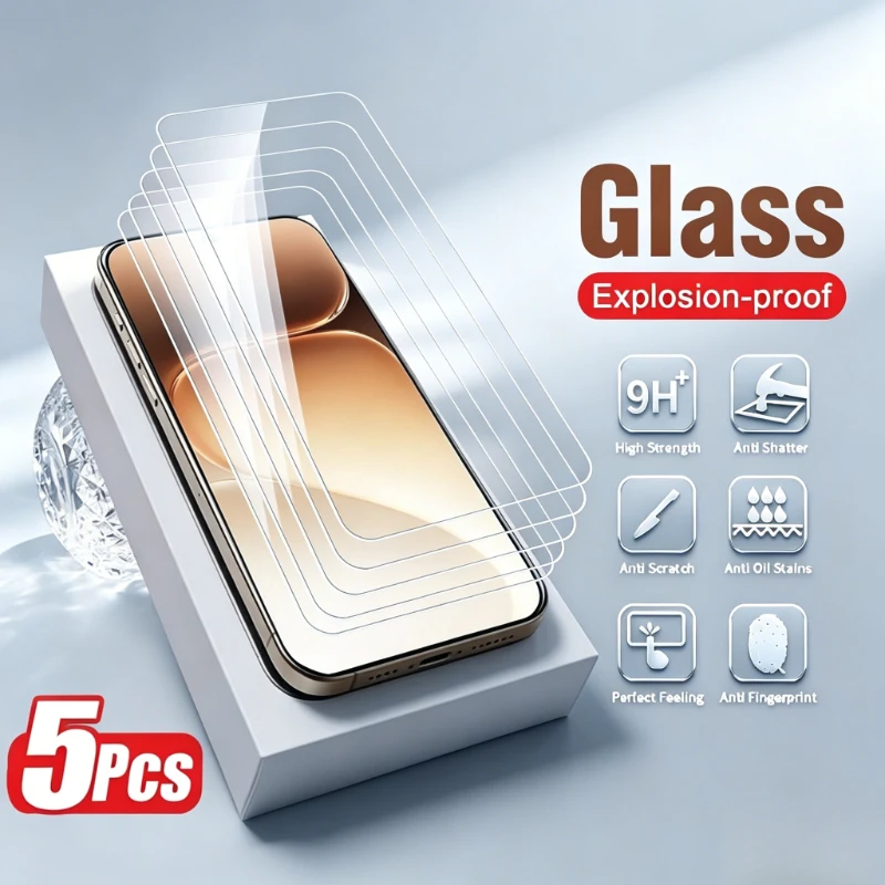 

5Pcs Glass for HONOR 600 Pro Glass Tempered Glass Cover on Honor600 Screen Unlock Protective Film Honor600Pro 5G Global 6.57inch
