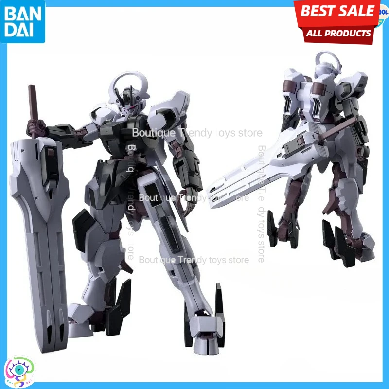 

Bandai Genuine GUNDAM SCHWARZETTE HG 1/144 Anime Action Figure Robot Periphery Collectible Assembly Model Toy Ornaments Children