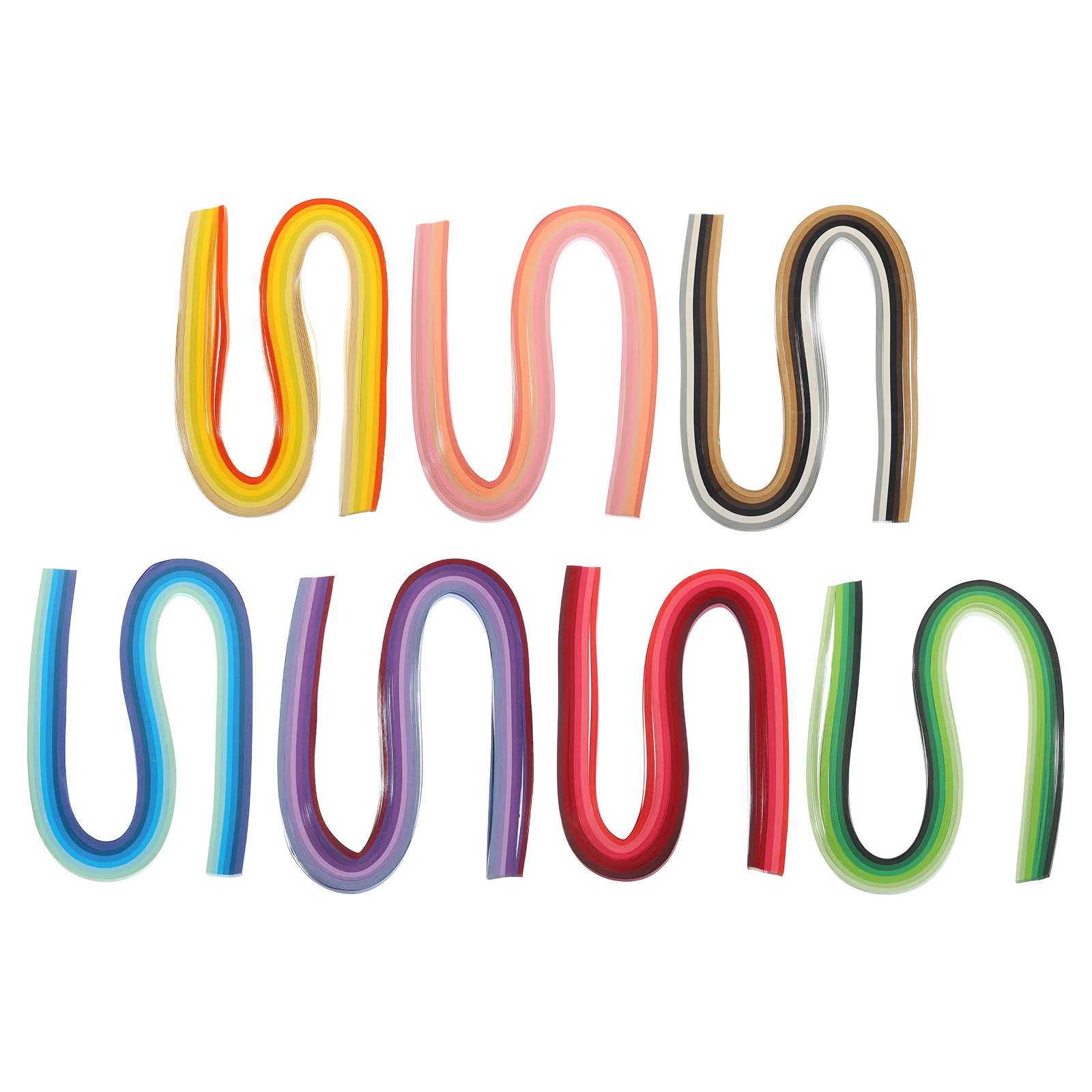 600/840pcs Quilling Strips Paper 5mm 0.2