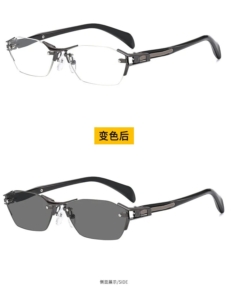 0 ~ +4.0 Photochrome Lesebrille Unbegrenztes Modell Anti-Blaulicht-Lesebrille Neutral HD Robuste Brille – Detail 9