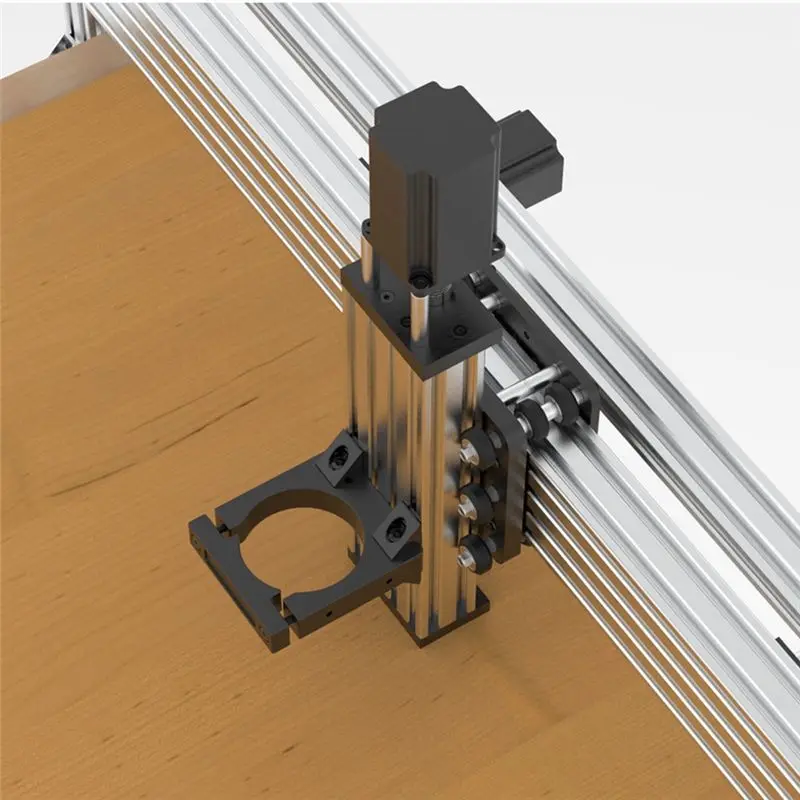 doyou 2 Pcs CNC Engraving Machine Diameter 80mm Spindle Motor Fixture Aluminum Support Mounting Base Bracket(80mm)