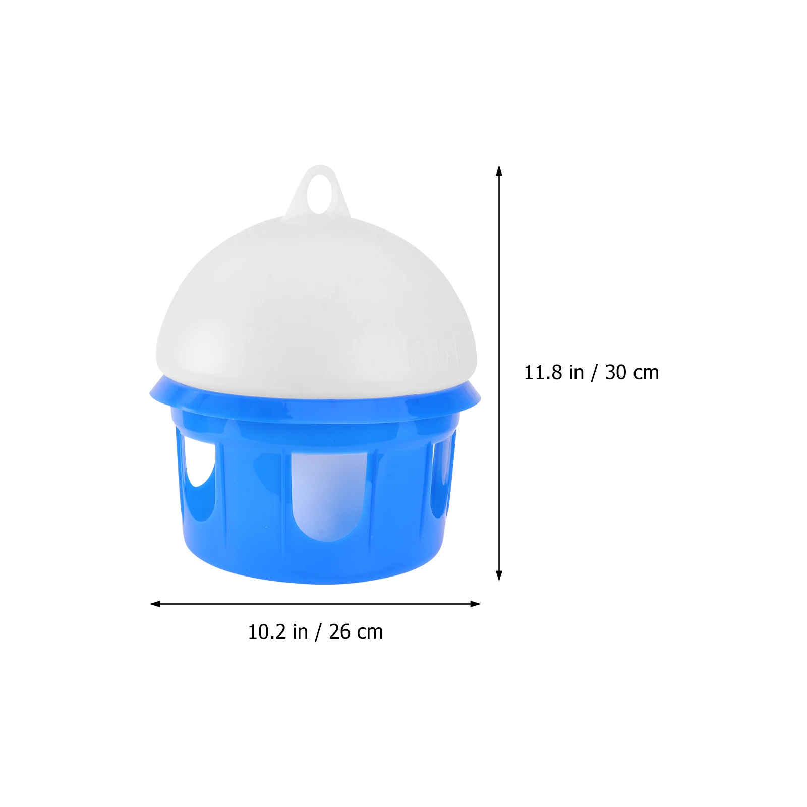 

6.5L Birds Water Feeder Auto Bird Drinker Durable Easy Cleaning Waterer For Pigeon Parrot Feeding Supplies White Blue Pet Shop