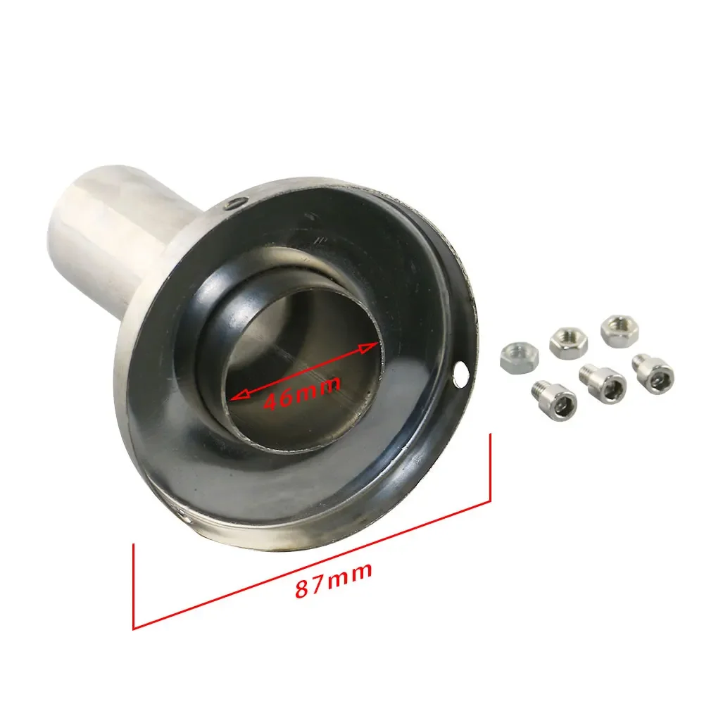 Picture 5: Universal car exhaust DB-killer sound control 76mm 89mm 102mm 114mm stainless steel muffler silence reduce noise