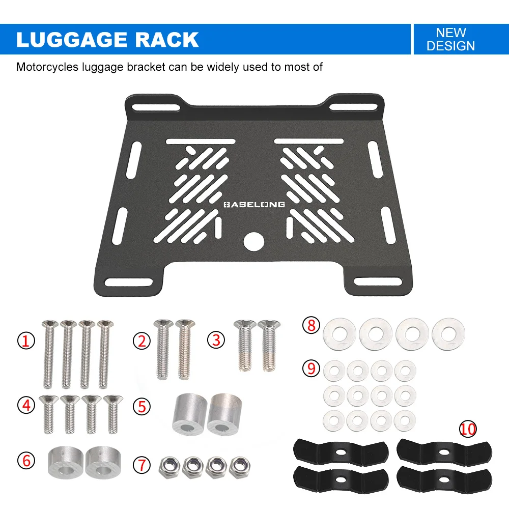 Pour CFMOTO CF MOTO CLX700 CLX700 CL-X700 700CL-X 700 CL-X CLX 700 Agrandissement Arrière T1 Bagage RTail 64.T1 Accessoires