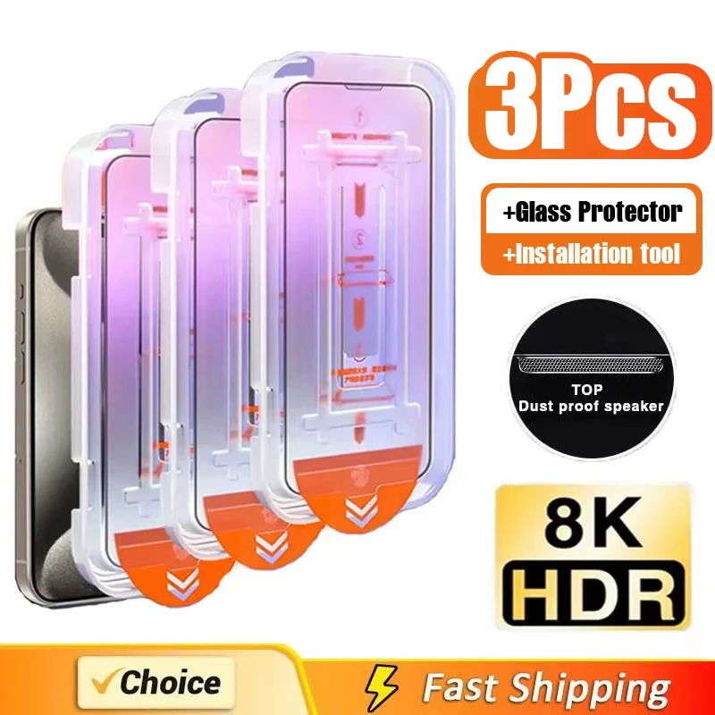 3PCS Screen Protector For Xiaomi 11 Lite 5G NE 15T Pro 14T 13T 12T 11T 11X 11i 10i 10T HD Easy Installation Tempered Glass