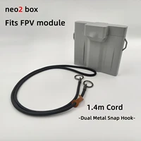 Se adapta al módulo FPV Estuche rígido a prueba de golpes para DJI Neo 2, caja de almacenamiento personalizada impermeable impresa en 3D para drones y accesorios