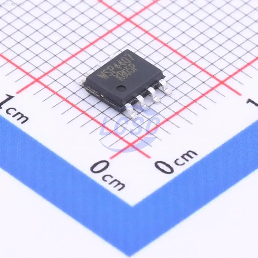 1PCS WSP4407 30V 13A 9.6mΩ@10V,13A 3.1W 2V 1 piece P-channel SOP-8 MOSFETs ROHS