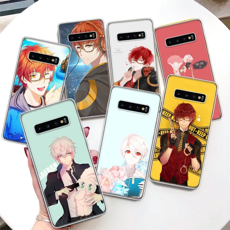 707 Mystic Messenger Phone Case For M12 M21 M30S M31S M32 M51 M52 Note 10 Lite 20 Ultra 9 8 + J4 J6 Plus J8 Soft Cover Coque