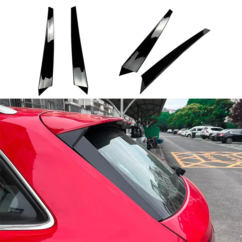 For Audi A3 S-Line Audi S3 8V 2013-2020 Hatchback (Not for A3 No S-Line) Car Widonw Side Splitters Rear 2pcs Rear Splitter Trims