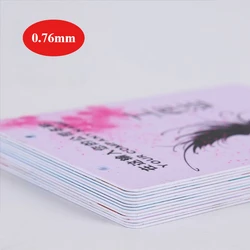 20PCS Personalized Staff ID Badges Card Student Cards  Hard PVC Business Cards Custom Logo Printing 0.76mm Thickness
