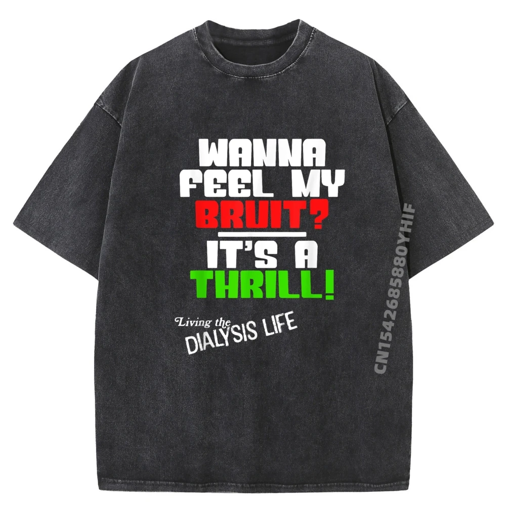 

Футболка Wanna Feel My Bruit со скидкой и графическим рисунком, мужские простые футболки с принтом, мужская стираная одежда в стиле ретро