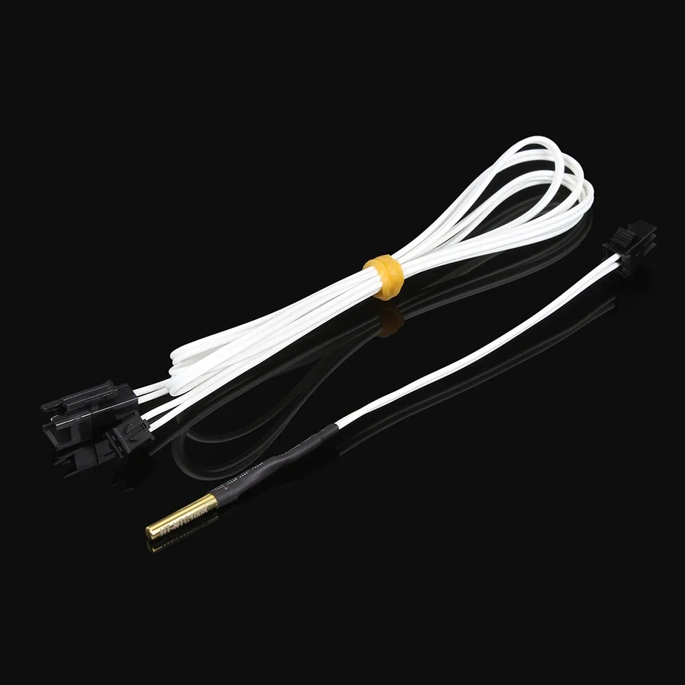 XCR3D 3D Printer Part 100k ohm B3950 NTC Thermistor Temperature Sensor HT-NTC100K 1 Meter 1.5m 2M Cable with Plug Connector